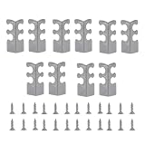 Metallischer Eckenschutz für Wände - 10 Stück Schutzausrüstung für Stühle,Wohndekoration Wandwinkel,für Mieter Vermieter Büroräume Wohnungen Wohnzimmer Schlafzimmer Tische Türöffnungen Flure