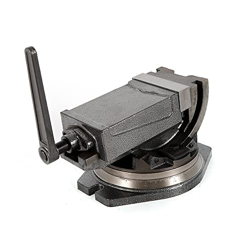 Morsa di fresatura di precisione con una larghezza della ganascia di 125 mm. Apertura ganasce: 95 mm.