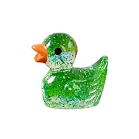 150 Bunte Mini-Enten Aus Harz - Glitzer & Leuchteffekt Für Deko