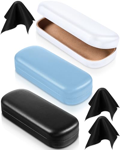 Étui à lunettes pour homme femme étudiant Frienda boîtier rigide lot de 3
