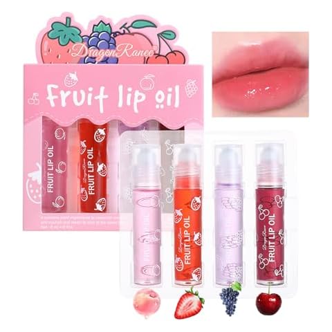 Fruity Moisturising Lip Oil Set Cover