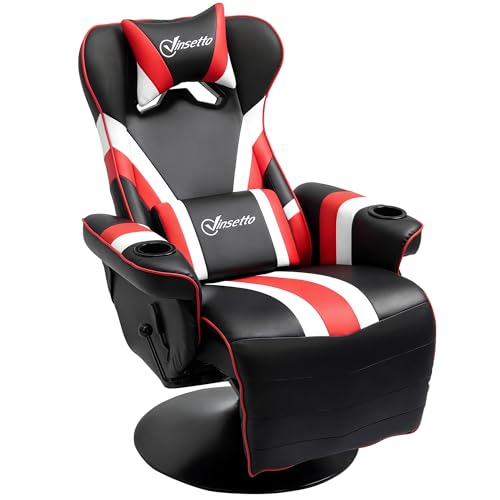 Vinsetto Gaming Chair, Racing Style Computer Recliner with Lumbar Support,