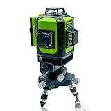 [FUKUDA] MW-94D-4GJ 16ライン 360°高精度 グリーンレーザー レーザーレベル 水平器 リチウム電池 斜線機能 建築 測量 防水・防塵・防振 (16ライン, グリーン レーザー墨出し器, 受光器選択, 1, なし, MW-94D-4GJ)