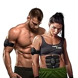 RACKIT Ab Trainer | Muscle Stimulator | EMS Ab Toner Belt & Muscle Toner | Booty Trainer | Home Fitness Device | Ab Machine | Ab Trainer | Abs Trainer Muscle Stimulator | Stomach Exercise Equipment