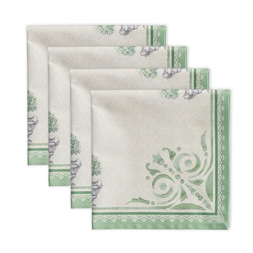 Maison d' Hermine Jardin du Roy 100% Cotton Set of 4 Napkins, 20" square