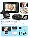 Elzeeo Wireless Baby Car Camera with 1080P Advanced Night Vision and 32H Battery, No Wi-Fi Needed Easy Setup Car Baby Monitor with Video Recording Adjustable Angle, Newborns Travel Essentials Gifts