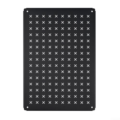 Bulevisiter Tablero de mesa de acero inoxidable para mesa de camping IGT, mesa portátil de camping al aire libre, compatible con mesa de exterior IGT, 25 x 36 cm, negro (D)