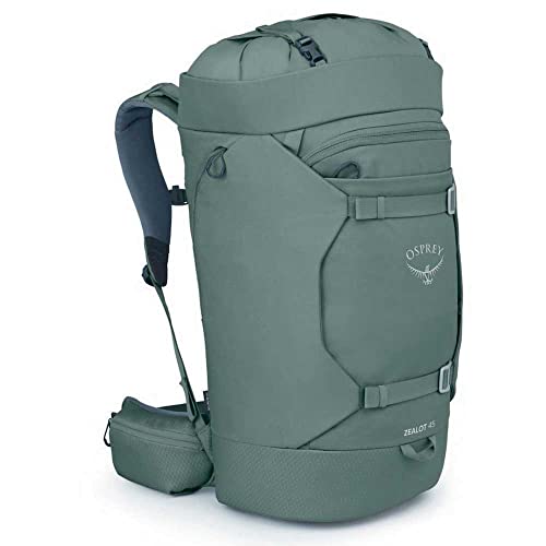 Osprey Zealot 45L Climbing Backpack, Rocky Brook Green, M/L