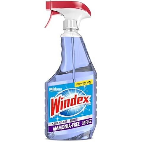 Windex Ammonia-Free Glass Cleaner, Crystal Rain Scent Cover