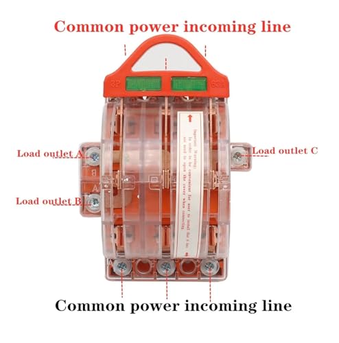 Interrupteur à couteau pour inverser source alimentation 220V KLVN 3P