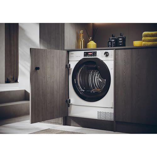 HDBIH7A2TBEX Series 4 Integrated Heat Pump Tumble Dryer, 7kg, WiFi Enabled, Built-In, Energy Efficient, Sensor Drying, Quiet Operation, White - Image 5