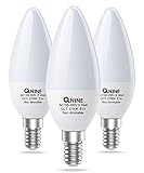 ⏱Keine Einschaltverzögerung⏱Mit der C37 Außenkolbe und dem Standard-Schraubsockel E14 schrauchen Sie die nicht dimmbare QNINE LED Birne einfach in die Fassung. Diese LED-Leuchte ist sofort bereit und erleuchtet Ihre Wohnung direkt beim Einschalten. Sie kann auch als der Kronleuchter, Tischlampe, Leselampe, Wandleuchte, Stehlampe in der Küche, dem Wohnzimmer, dem Schlafzimmer, dem Kinderzimmer verwendet werden.