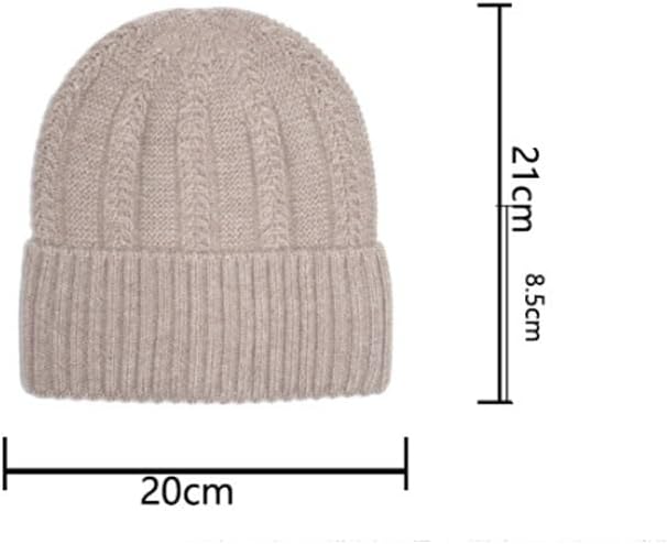 Women's Wool Knitted Hat Warm Versatile Woolen Hats Outdoor Casual Ear Protection