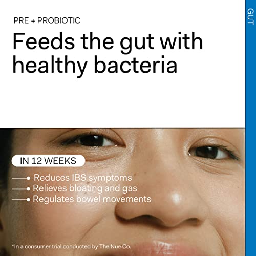 The Nue Co. Prebiotic + Probiotic Supplement, Supports Gut Health, Synbiotic And Spore Based, Ibs Relief, Immunity, And Skin, Vegan, Gluten Free, 60 Capsules #TOP2