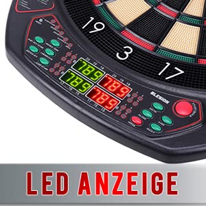 Dartscheibe Elektronisch,Elektronische Dartscheibe mit 12 pfeilen elektronisches Elektronik Dartboard Dart Scheibe Dartautomat E Dartboards