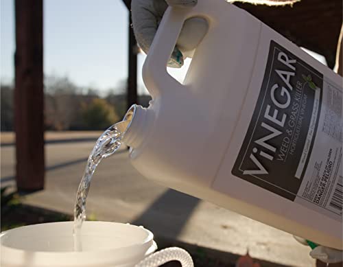 Vinegar Weed & Grass Killer With Sprayer – Weed & Grass Killer Approved For Organic Production | Pet Safe | Glyphosate Free Herbicide - 1 Gallon With Sprayer #TOP6