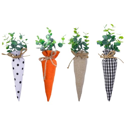 Fabric Easter Carrots - Seasonal Decoration,Holiday Party Ba