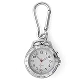 Esfera blanca grande con números arábigos fáciles de leer. Este es un reloj elegante que se adapta perfectamente a las personas con discapacidad visual. Es duradero y de buen valor.