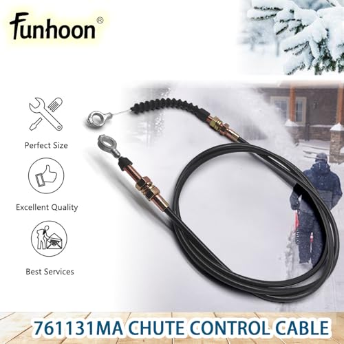 Funhoon 761131MA Chute Control Cable for Murray Dual Stage Snowblowers Snow Thrower by Funhoon - Image 6