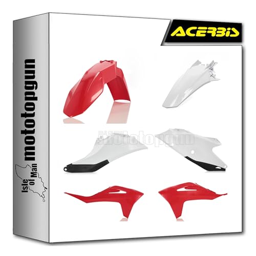 Cache carenage bicolore rouge blanc flexible pour moto Gas Gas EX 250 F 2021