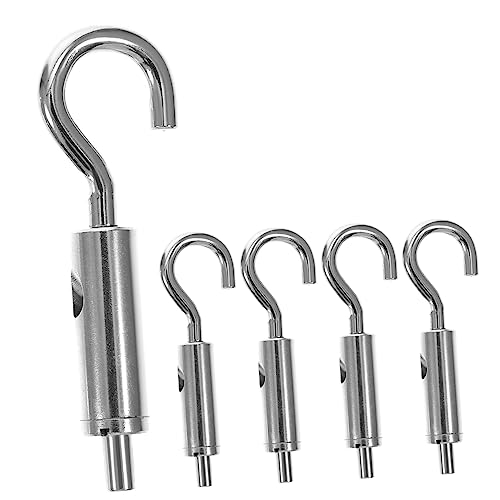 Kit de accesorios para cables de acero 6 piezas Tensor de gancho y ojal de cobre