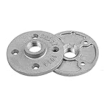 ✿ Excelente Material: Hecho de aleación de aluminio, alta resistencia, buena tenacidad, plasticidad y trabajabilidad, superficie esmerilada, tratamiento antioxidante, alineación de roscas. Y el chasis es grueso y plano, con buena estabilidad. Se utiliza para conectar la rosca interna de la tubería con rosca externa.