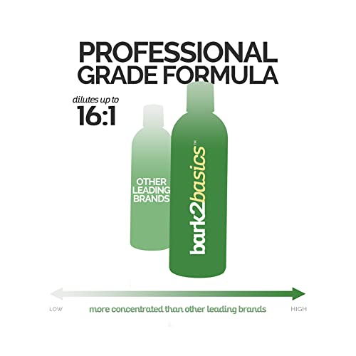 Bark 2 Basics Deodorizing Dog Shampoo, 16 Oz - Powerful Odor Neutralizer Odortrol, Naturally Derived Ingredients, Eliminates Smelly Pet Odors, Professional #TOP4