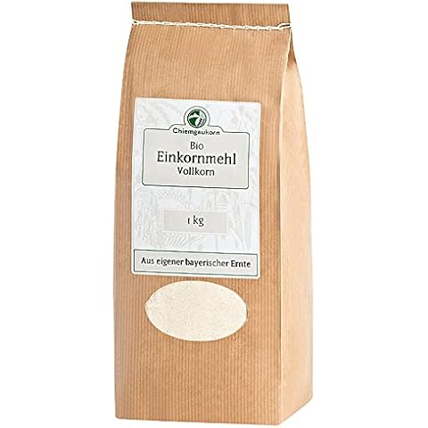 Chiemgaukorn Organic Einkorn Wheat Flour, wholemeal (1x 1Kg) Cover