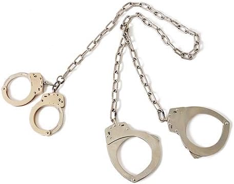 Amazon Co Jp 中国公安御用達 警察 軍隊 本物 強度 鍵付き 拘束 チタン合金 手錠 足錠 Arm Leg ホビー 通販