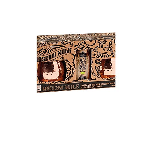 Quai Sud - El arte de la mixología - Moscow Mule - Mezcla ecológica para Moscow Mule - 2 tazas incluidas Cover