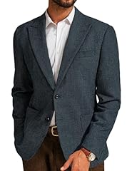 Navy Blue Peak Lapel