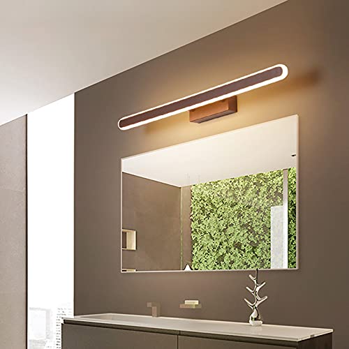 Éclairage de vanité simple LED miroir de salle de bains maison