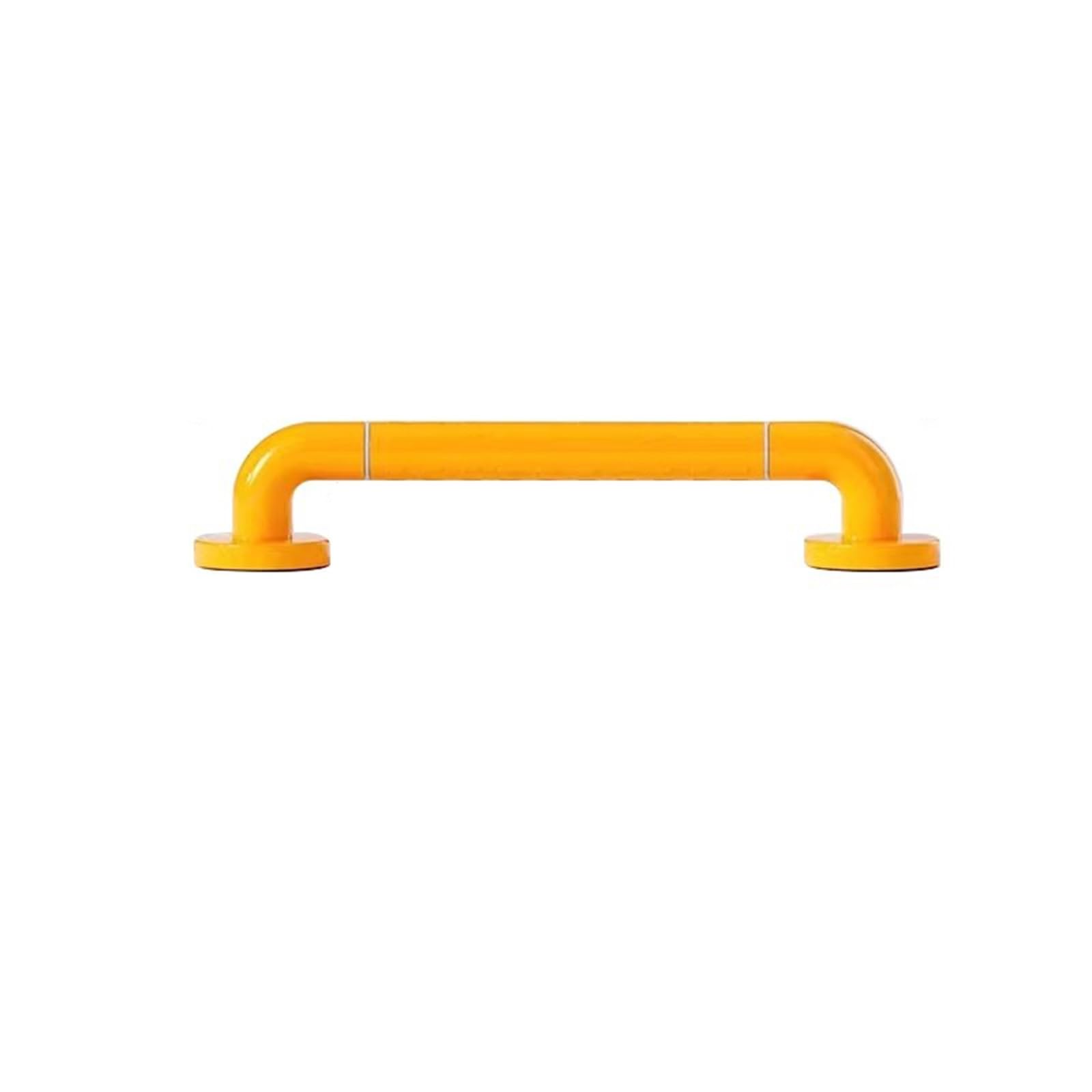 Maniglia per doccia in acciaio inox da 60 cm, sicurezza per anziani e disabili, con vite nascosta, per vasca da bagno e doccia per prevenzione degli infortuni (giallo)