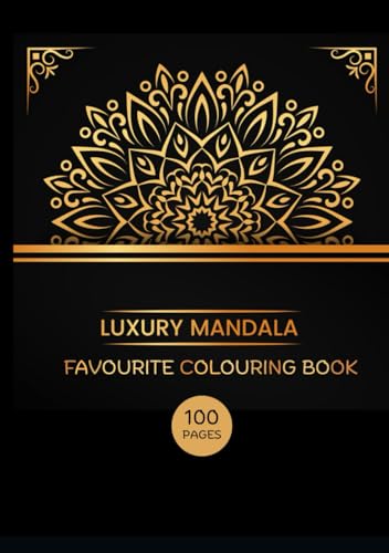 Luxury Mandala 100 pages of your favourite colouring book image 2
