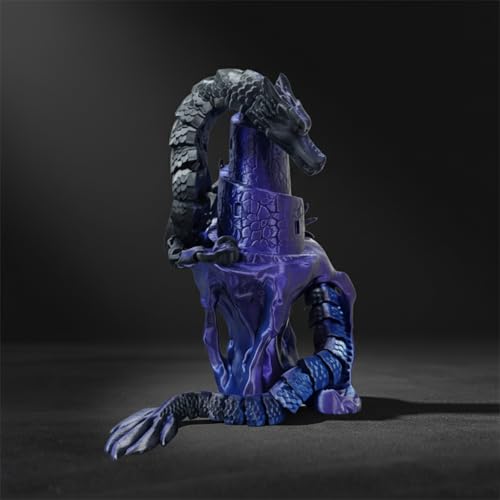 Image of Tri Color Silk PLA Filament 1.75mm Blue Purple Black 1KG, Shiny High Gloss Finish, Seamless Color Transition, Neatly Wound, Accuracy + /-0.02mm Vacuum Packaging