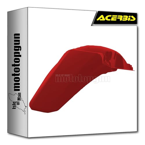 Garde-boue arrière robuste Acerbis couleur bordeaux pour Honda CRF250R