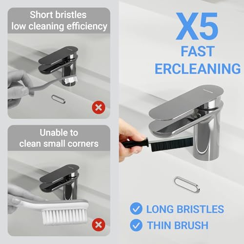 Gap Cleaning Brush-Multifunctional Crevice Cleaning Brush Tool for Deep Cleaning Tight Spaces, Kitchen, Bathroom, Window Frames, Sinks, Vehicle, Faucets, Toilet,Pet Hair Removal,(6Pcs) - Image 4
