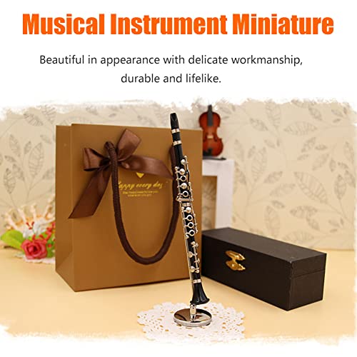16cm Mini Clarinet Model, with Delicate Workmanship, and Lifelike, Luxurious and Elegant, Suitable for Desk Decoration and Ornaments - Image 3