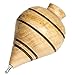 Mexart (2 Pack) Mexican Classic Mesquite Wood Spinning Trompo / Trompo de Madera de Mezquite