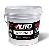 +AUTO Euro Paste, Thick Tire Mounting Lube, Automotive Tires, SUV Tires, Motorcycle Tires, Light & Commercial Truck Tires, Low Profile Tires, Run Flat Tires, Made in The U.S.A., (8 lb, Tall Bucket)