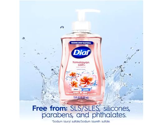 Dial Himalayan Pink Salt & Water Lily Hand Soap with Moisturizer 7.5 Oz (Pack of 6) - image 5