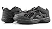 Laforst Frick 4203 Mens Synthetic Mesh Upper Lace Up Slip Resistant Server Waitress Slip On Black Sneaker 10.5