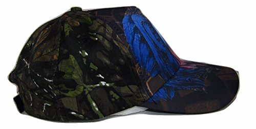 Gorra de béisbol estampada camuflaje Chicken Rooster miniatura 4