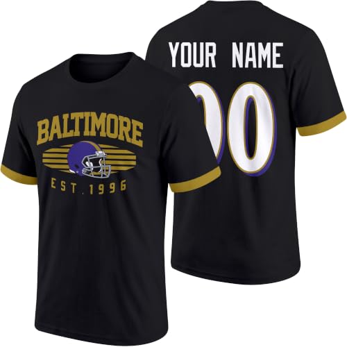 Image of T-Shirt Custom Name and Number Personalized Gifts