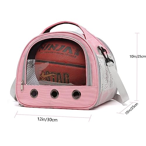 guinea pig carrier bagsmall animal bird parrots ferret hamster squirrel rabbit turtle carrier bagportable bunny bearded dragon carrier travel carrier outdoor pink
