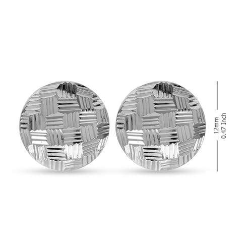 Chamsy 925 Sterling Silver Stud Earrings for Women | Pierced Omega Back Earrings | Omega Earrings Jewelry Gift4