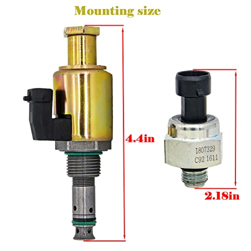 7.3L Fuel Injection Pressure Regulator Ipr Valve + Icp Control Sensor Fits 1995-2003 Fords V8 Diesel Turbocharged Fords F-250 F-350 F-450 F-550 F650 F750 E-350 E-450 E-550 # F81Z9C968Aa #TOP4