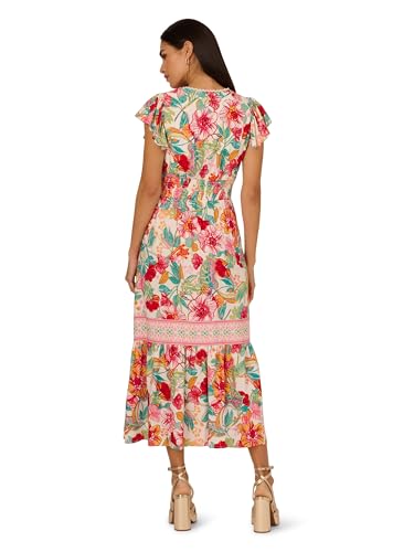 Image of Adrianna Papell Printed Midi Dress