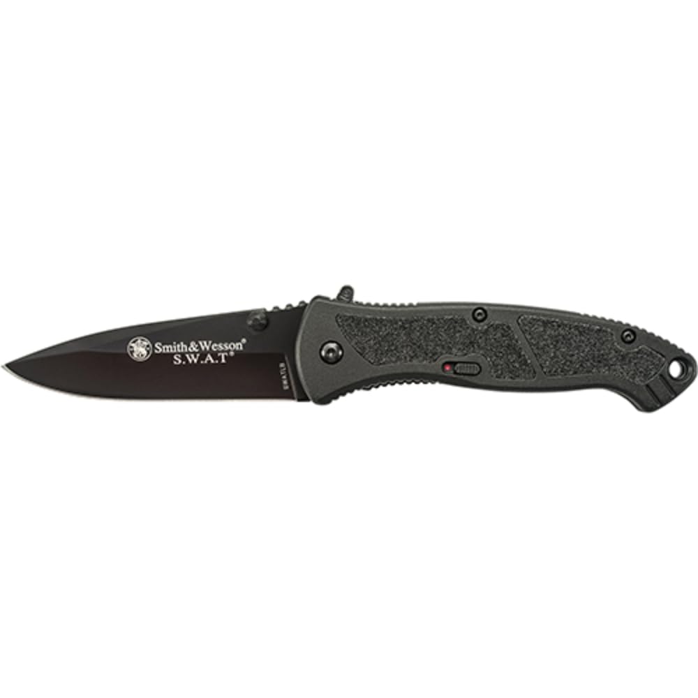 Large S.W.A.T. Folding Knife with 3.7in Drop Point Blade, Aluminum Handle, Stainless Steel, For Tactical, Survival and EDC
