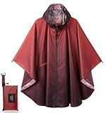 Taille unique : ce poncho de pluie est doté d'un chapeau à large bord à capuche avec cordons de serrage, qui garde tout votre corps au sec sous la pluie. La fermeture éclair à l'avant et les 4 boutons pression sur chaque manche avec une sangle élastique sont pratiques et sécurisées. Sa poche avant est assez spacieuse pour ranger vos petits objets et les garder au sec les jours de pluie. Taille unique, parfait pour les adultes, les adolescents, les hommes et les femmes.